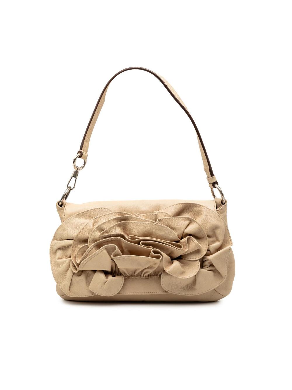 Saint Laurent Leather Nadja Rose Flap #346332S44B